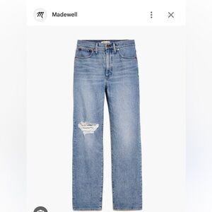 Madewell Perfect Vintage Straight Jeans